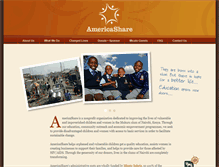 Tablet Screenshot of americashare.org